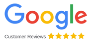 Google customer reviews, five stars